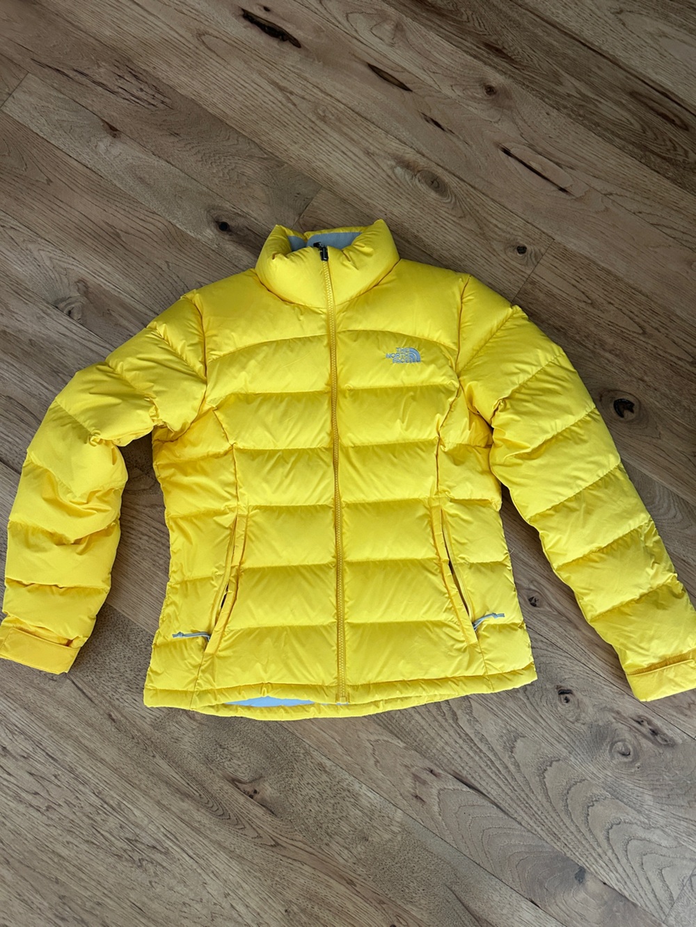 The North Face Bright Yellow Kids Puffer Coat